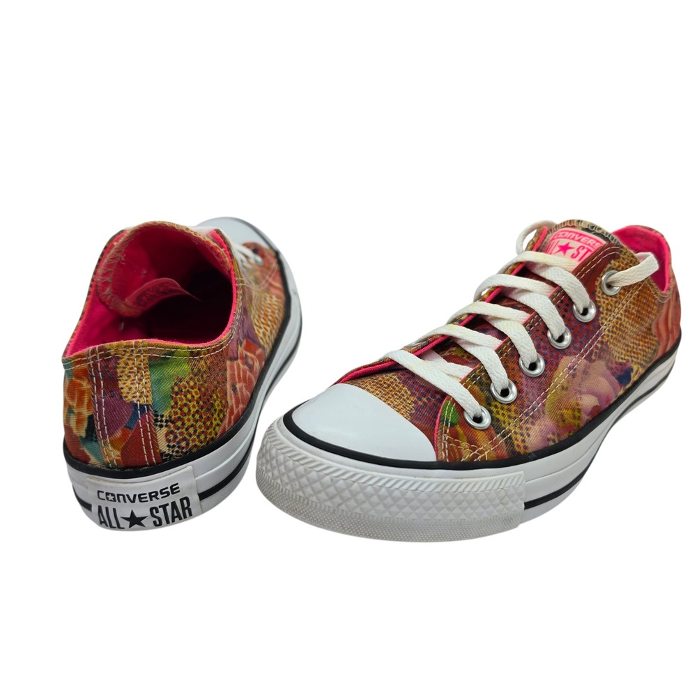 Converse Chuck Taylor All Star Low Top Floral‎ Pink 553298F Womens 7.5